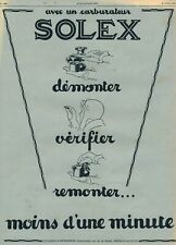 Vintage Solex Carburetor 1929 Magazine Issue Advertising