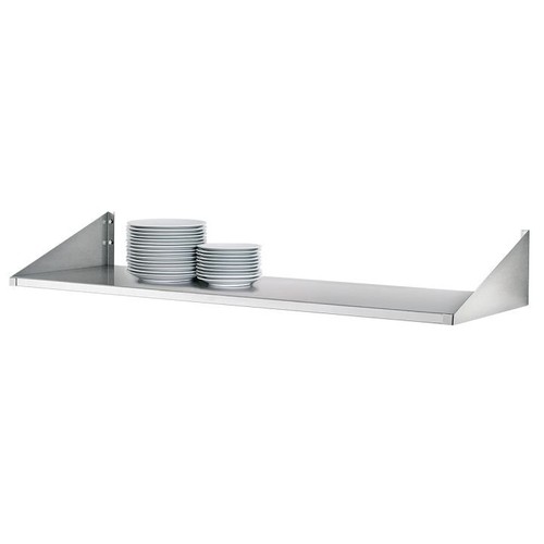 étagère inox murale - inox, à