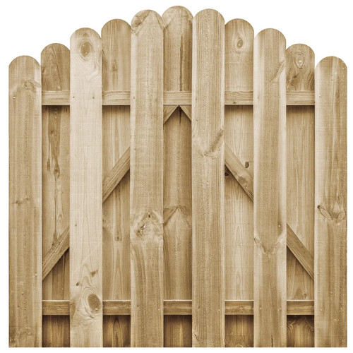 Porte jardin vert bois - jardin,