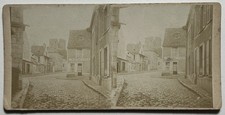 FRANCE stamps street wine cellar c1900 photo stereo vintage citrate