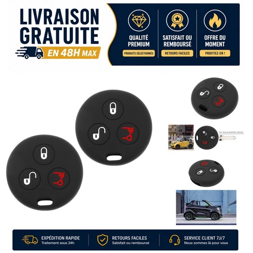 Housses clé voiture silicone