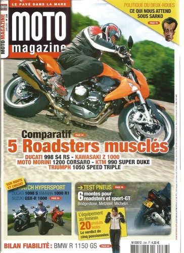 Moto magazine 238 duc - duc, 998