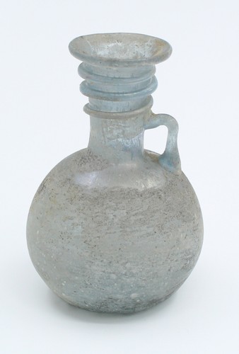 Vase verre irisé technique - en,