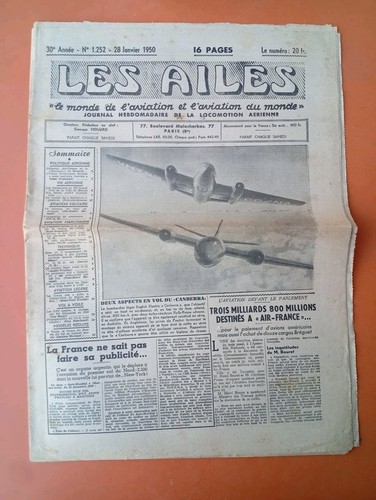 Revue les ailes 1252 28 - les,