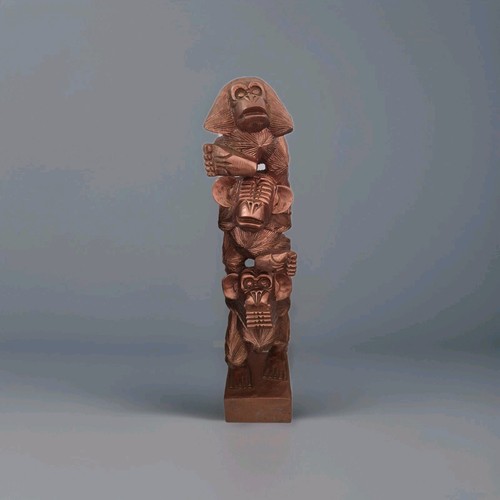 Sculpture animal trois singes - sculpture,