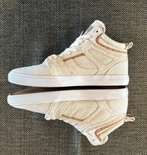 Osiris Men’s Raider Mid Shoe Men sz 10 Hemp Beige Tan Canvas Cork Very Good