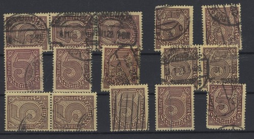 Lot timbres service du - de, de