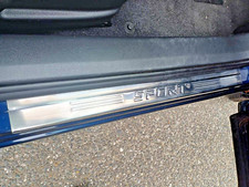 PAIR OF FRONT DOOR SILL COVER TRIM FOR PEUGEOT 206 COUPE 1998-2008 2/3 DOORS