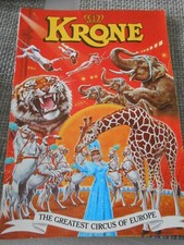 PROGRAMME CIRQUE/CIRCUS PROGRAM 1985 CIRCUS KRONE Fiesta Mexicana Clown Pierino