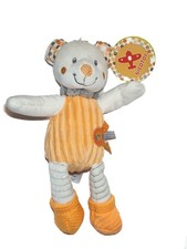 NICOTOY - Doudou ours orange