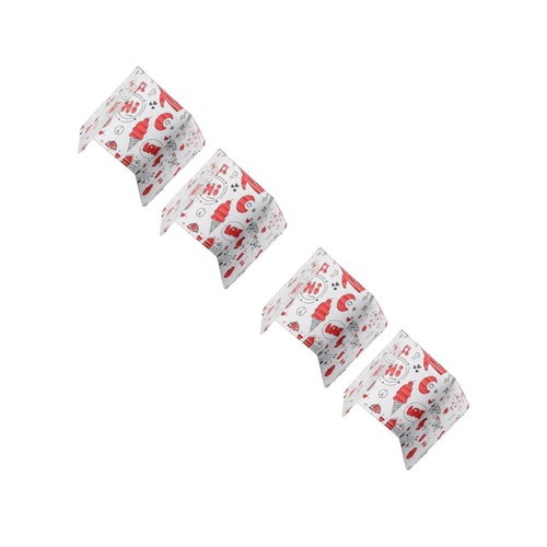 Red aluminum foil - red, oil