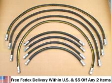 JCB PARTS - 3/8 BSP FRONT LOADER ARM HOSE KIT L+R, 8 PCS. (612/00100 612/71002)