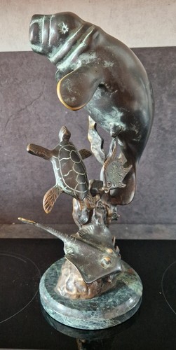 Bronze lamentin tortue raie - lamentin,