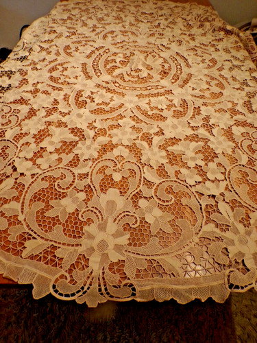 Belle nappe dentelle venise - nappe,