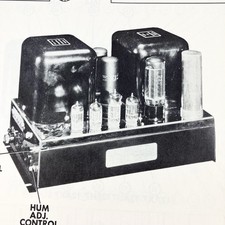 1955 Mc Intosh Amp MC-30 Wire Schematic Repair Manual Sam’s Photofact