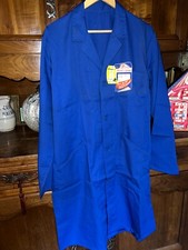 Antique Mount Carmel Tergal Blue Work Blouse Size 48