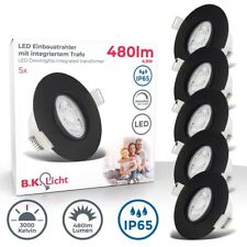 5x LED Spot salle de bain plat