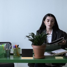  3 pièces en bois Double face tableau noir bureau Mini tableau noir petits