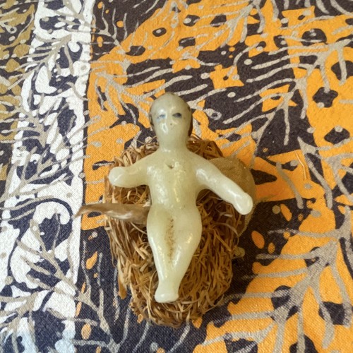Petit jesus cire ancien - en,