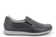 Chaussures Homme Mocassin Enval Soft Fabriqué En Italie 7717 633 Bleu