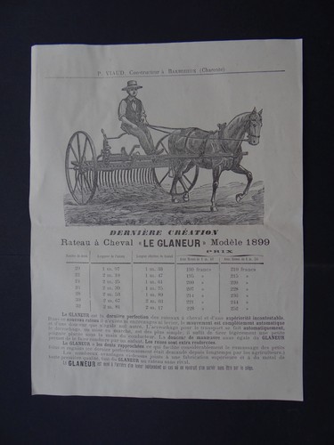 Publicité viaud rateau - publicité,