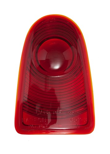 Cabochon feu rouge - rouge, arrière