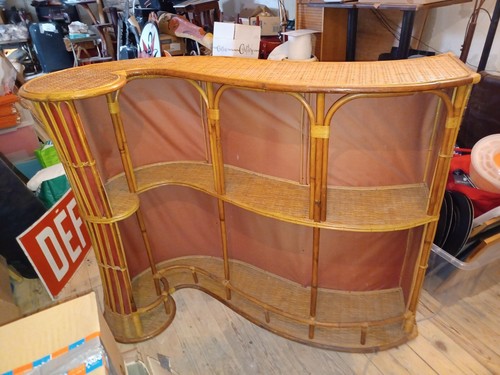 Bar vintage rotin - , 2
