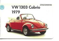 RARE / TELEPHONE CARD - COX CAB VW LADYBUG VOLKSWAGEN CABRIOLET PHONECARD