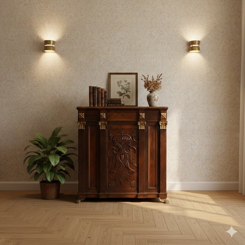 Buffet ancien noyer - noyer, avec