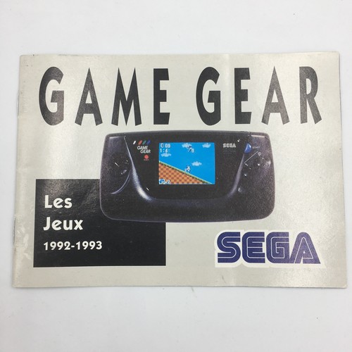 Sega game gear brochure - gear,