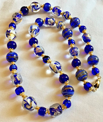 🌟Collier perles verre de
