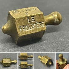 Old Toton bar spinning top old bistro counter set "Le Familistère"