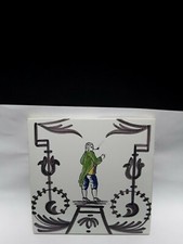 Ancien Carreau Carrelage Desvres Décor Vieux Lille Tiles Earthenware Azulejos 