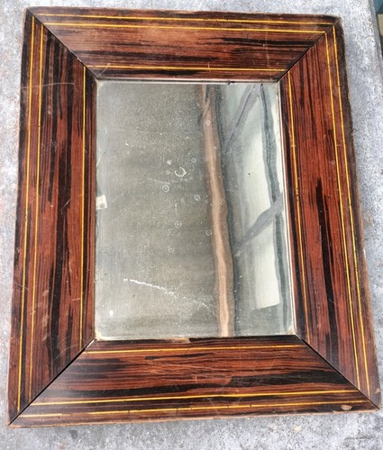 Miroir ancien xix ème bois - miroir,