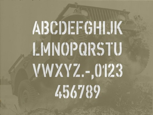 Pochoir marquage reutilisable - marquage,