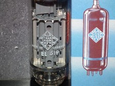 EL519 6KG6 Telefunken Philips Triple Mica NOS NIB Tested STRONG