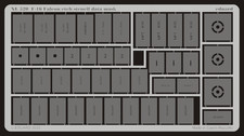 EDUARD XL520 MASK AVION F-16 ETCH STENCIL DATA MASK -ETCH 1/32