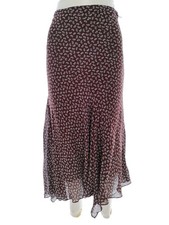 ⭐ VINTAGE Jupe longue pour Femmes Brun 38 Viscose 100% ⭐