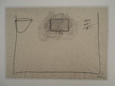 Antoni Tapies: Tribute to Mathematics - Signed Lithograph