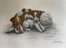 Gravure du peintre animalier