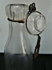 ANCIENNE  BOUTEILLE DE LAIT  verre Déco cuisine épicerie Art table populaire