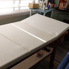 White Stationary Massage Table