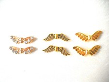 Ange Piano à Queue Ailes D'Ange Métal Perles Spacer Couleur Dorée Choix Bastel