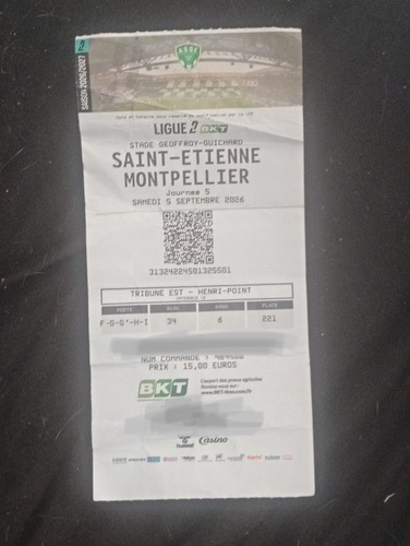 Ticket asse montpellier - ticket,