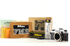 Collectible [Top MINT in Box] Nikon FM2 Silver 35mm Film Camera Body From JAPAN