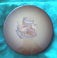 🇨🇵  Protège / Cache plaque de cuisson électrique en émail marron /brun  🇨🇵