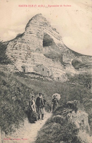 Cpa dos vert val oise - vert, d'oise
