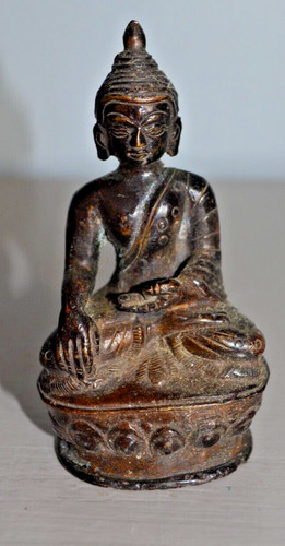 Statue bouddha bronze - en,