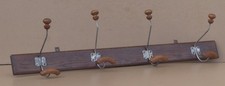 Porte manteaux 4 patères BOIS