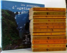 Les promenades d'Agatha Christie + 12 livres de poche édition le masque